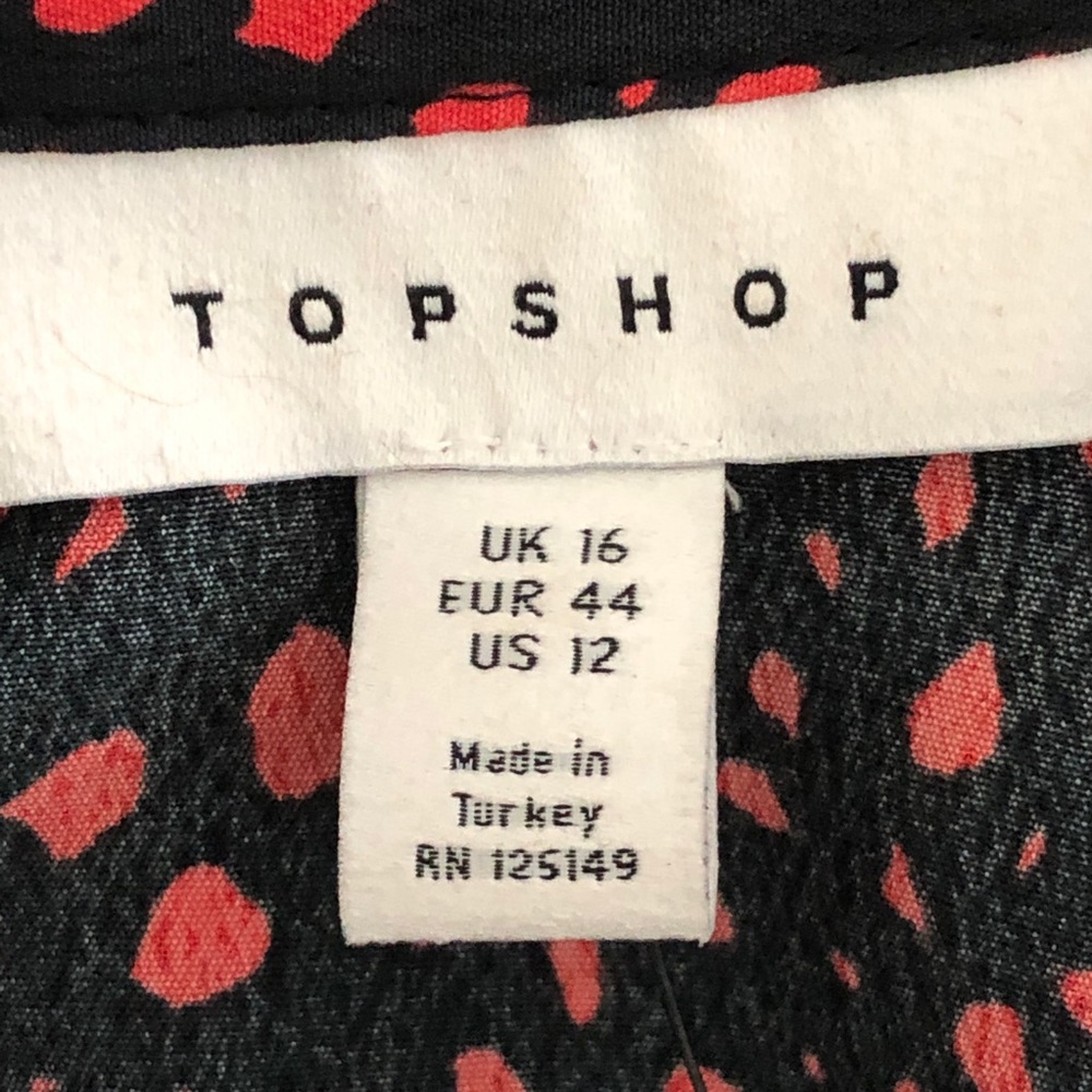 Topshop Button Down Blouse With Front Pockets - image 7